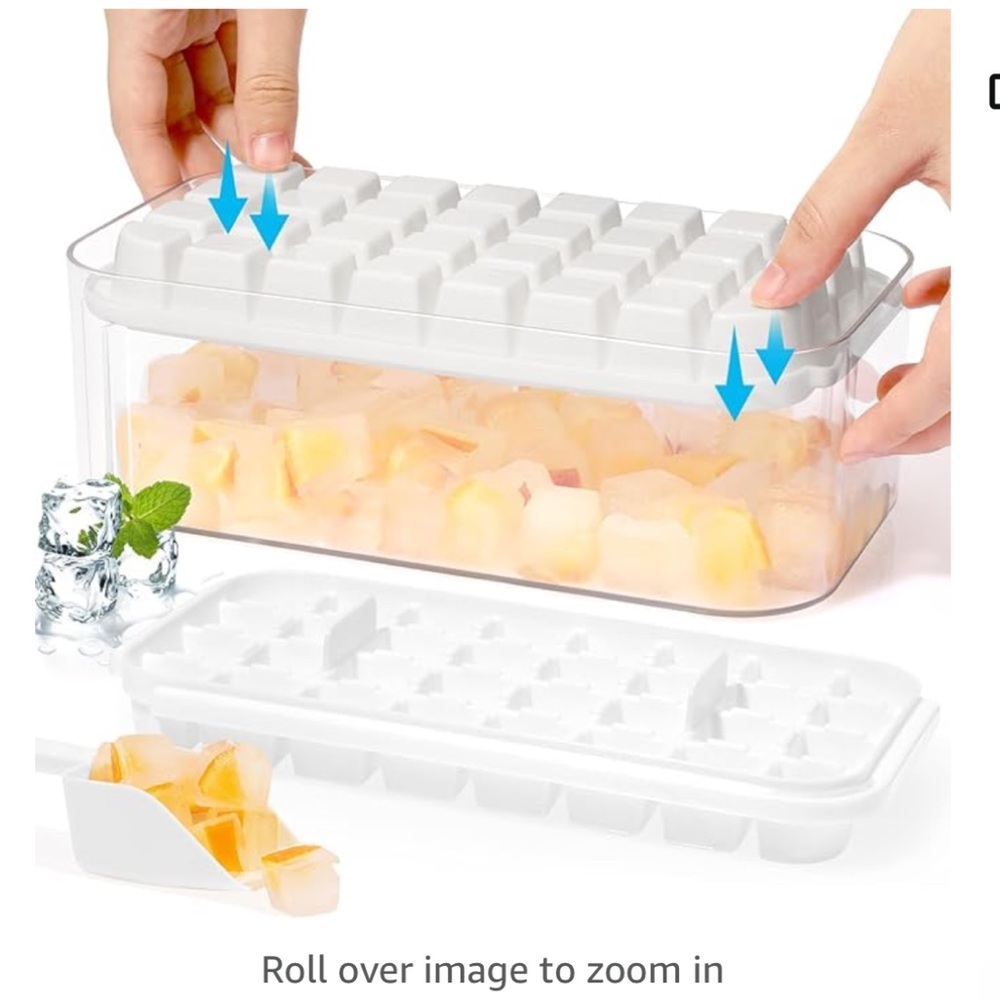 Doonly Easy Release Ice Cube Tray- White or Purple